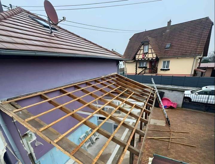 Travaux de toiture et pose de bardage Geispolsheim